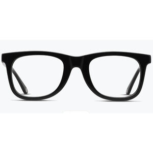 MUSE 35-002540 BLACK ACETATE EYEGLASSES FRAMES 49-22-145 RX